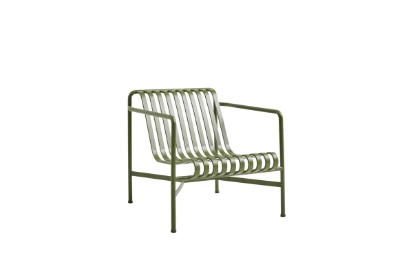 HAY Palissade Lounge Chair Low - olijf