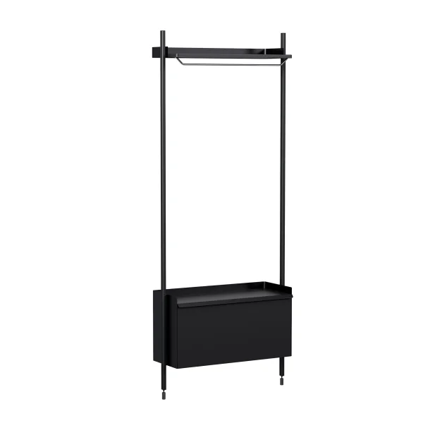 HAY Pier System 1001 Garderobe - black