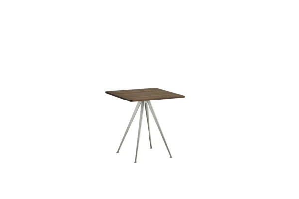 HAY Pyramid Café tafel 21 - geolied gerookt eik - gepoedercoat beige