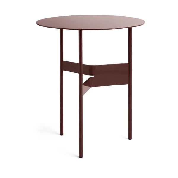 HAY Shim coffee table bijzettafel Ø45 cm Bordeaux