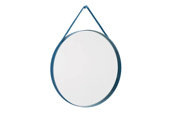 HAY Strap Mirror No 2 - blue - Ø 70 cm