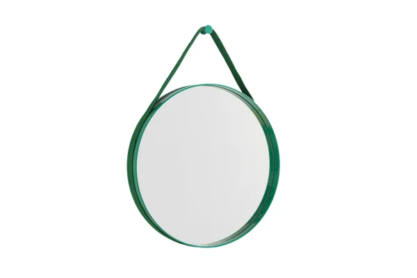 HAY Strap Mirror No 2 - green - Ø 50 cm