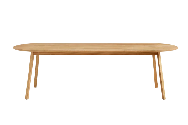 HAY Triangle Leg Tafel rechthoekig - eiken geolied - 250 x 85 cm