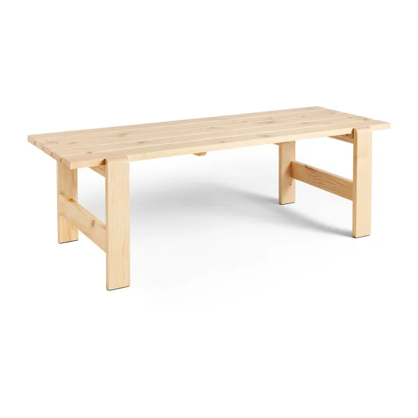 HAY Weekday tafel 230x83 cm gelakt sparrenhout Natural