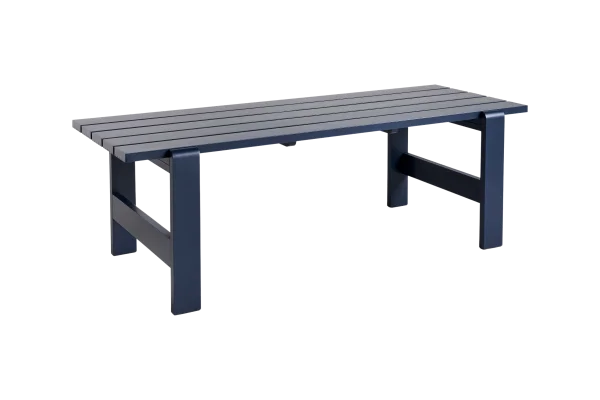 HAY Weekday Tafel - staalblauw gelakt, op waterbasis - 230 x 83 cm