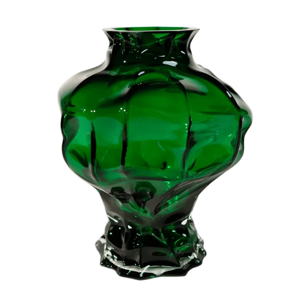 Hein Studio Ammoniet vaas 30 cm Green