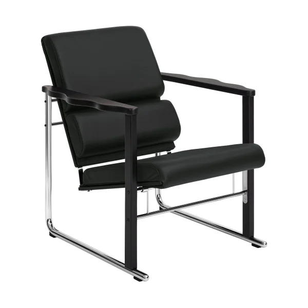 Hem Experiment 502 loungefauteuil Black-black leather