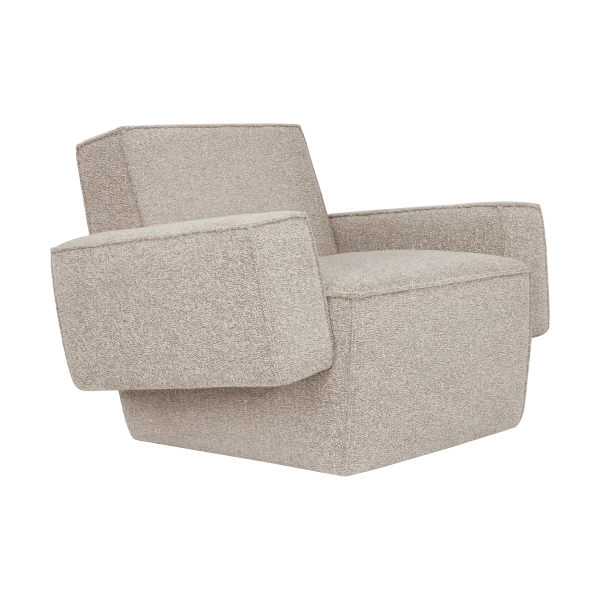 Hem Hunk loungefauteuil met armleuningen Swan