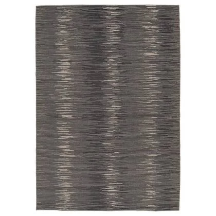 Heritaged Abstract vloerkleed - Sapphire Ripple antraciet - 200x290 cm