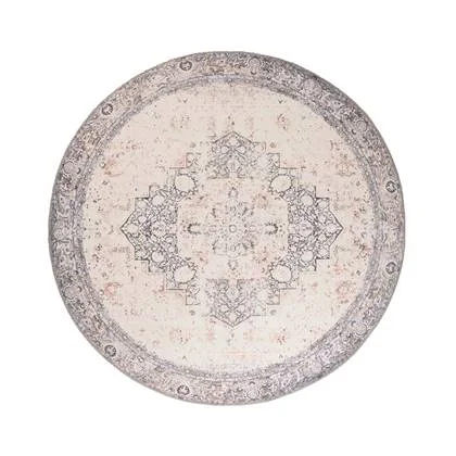 Heritaged Rond vintage vloerkleed - Fade No.2 grijs - 250 cm
