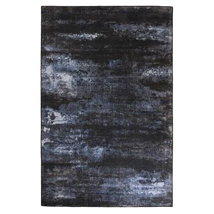 Heritaged Vintage vloerkleed - Fade Celestial blauw|zwart - 190x290 cm