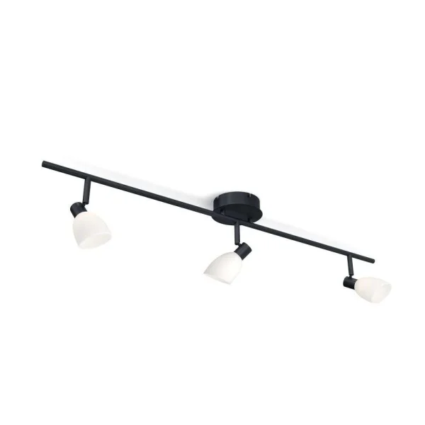 Herstal - Cut 3 Plafondlamp Black/Opal