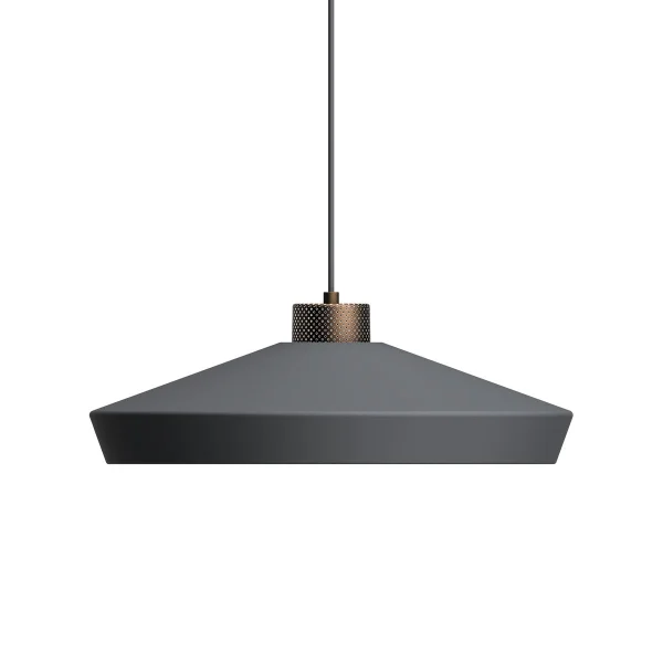 Herstal Edge hanglamp large Grafiet-brons