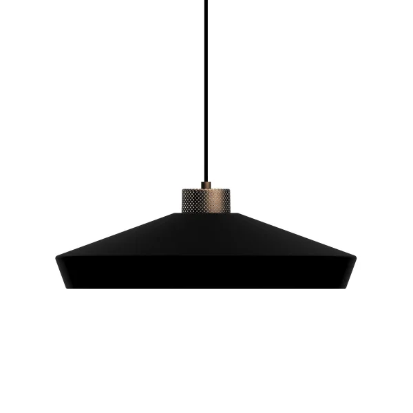 Herstal Edge hanglamp large Matzwart-brons