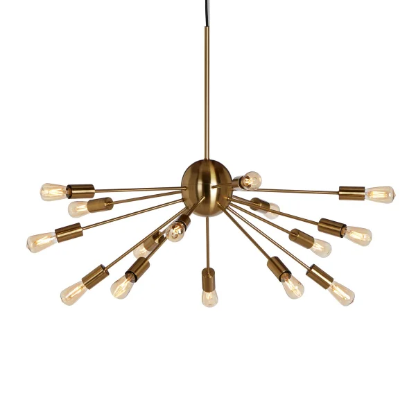 Herstal Mir plafondlamp Satin brass