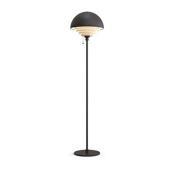 Herstal Motown vloerlamp 150 cm Zwart