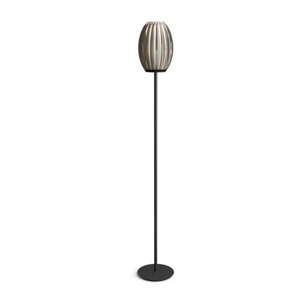 Herstal Tentacle vloerlamp 165 cm Zwart-rookkleurig