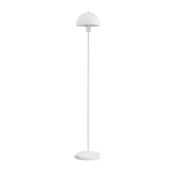 Herstal Vienda vloerlamp Wit-opaalglas