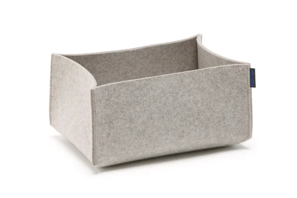 Hey-Sign Opbergmand Rechthoekig Hoog - lichtgrijs mêleerd