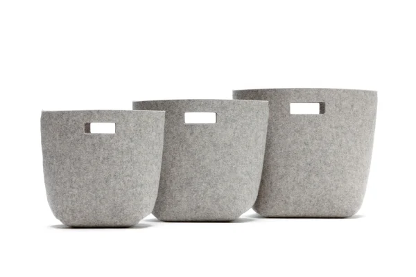 Hey-Sign Papiermand - lichtgrijs mêleerd  - L