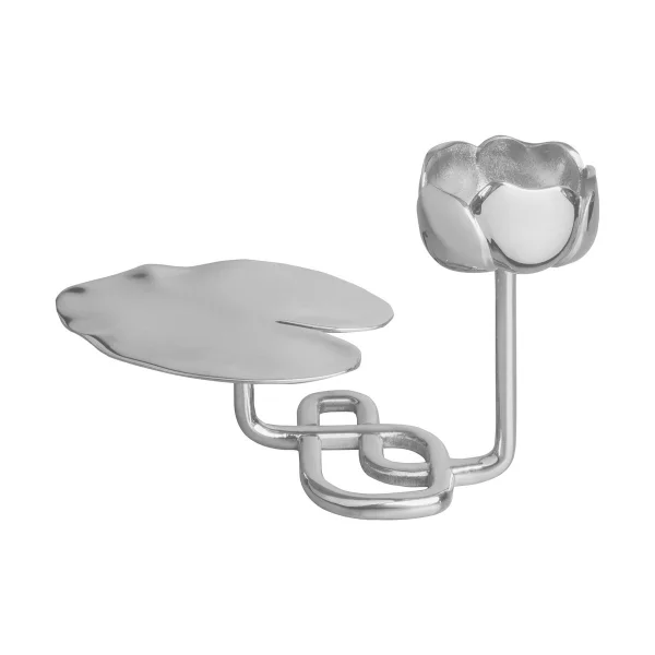 Hilke Collection Ninfea No.1 kandelaar Vernikkeld messing