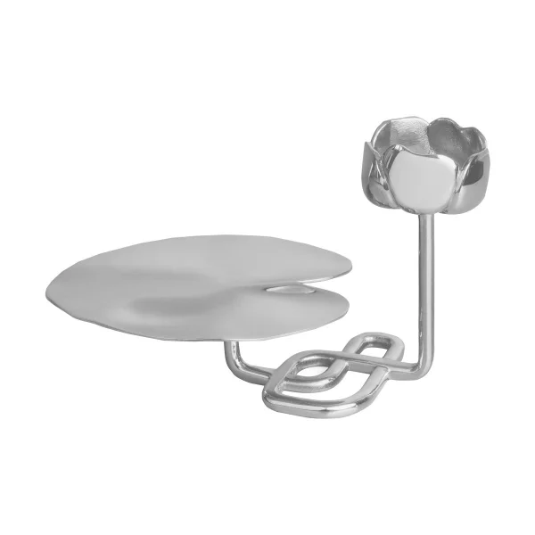 Hilke Collection Ninfea No.2 kandelaar Vernikkeld messing