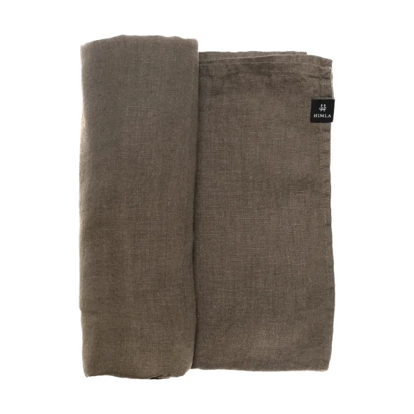 Himla Sunshine tafellaken Koffie, 145x330 cm