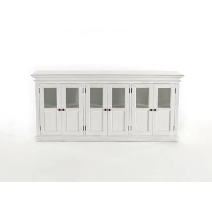 Hioshop Halifax dressoir 6 deuren wit.