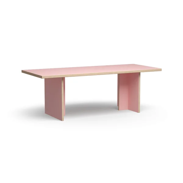 HKLIVING-collectie Eettafel rechthoek roze 220 cm