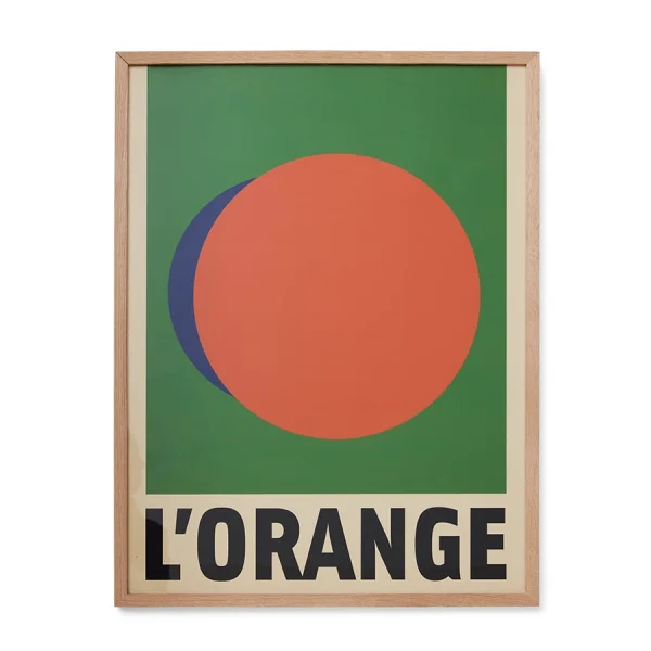 HKLIVING-collectie Framed artwork l'orange