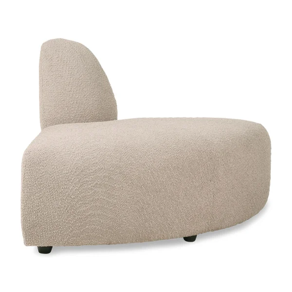 HKLIVING-collectie Jax bank element angle boucle taupe