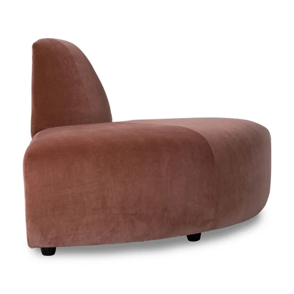 HKLIVING-collectie Jax bank element angle royal velvet magnolia