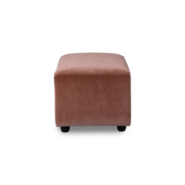 HKLIVING-collectie Jax bank element hocker klein royal velvet magnolia