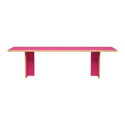 HKliving Dining Table Eettafel - 280 x 100 cm - Raspberry