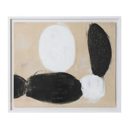 HKliving Framed Artwork Schilderij - Parallel