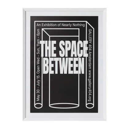 HKliving Framed Poster - Between Space