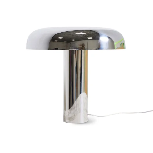 HKliving HK Living mushroom tafellamp Chrome