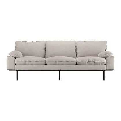 HKliving Retro Sofa 3-zitsbank - Beige