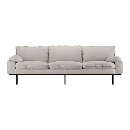 HKliving Retro Sofa 4-zitsbank - Beige