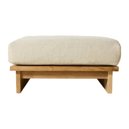 HKliving Teak Hocker - Natural