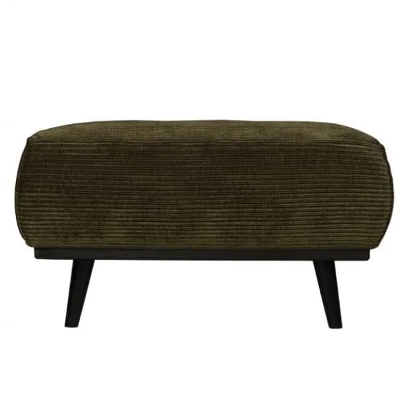 Hocker Statement ribstof - Warm groen