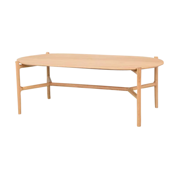 Holton houten salontafel naturel - 130 x 65 cm