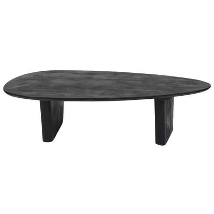 Home67 - Salontafel Rudo 135 x 75 cm - Zwart Mangohout