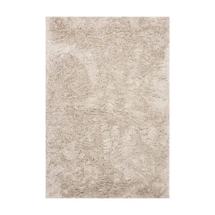 Hoogpolig vloerkleed Nika zand polyester - Interieur05 - 340 x 240 cm