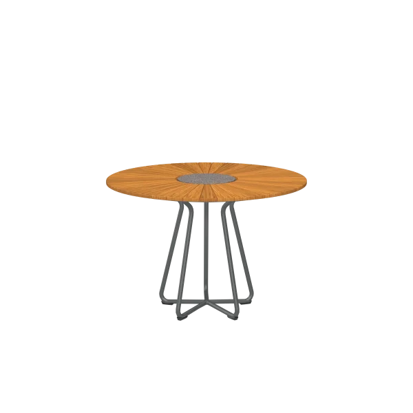 HOUE CIRCLE tafel aluminium - Ø 110 cm