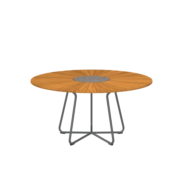 HOUE CIRCLE tafel aluminium - Ø 150 cm