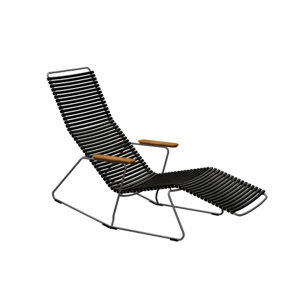 HOUE CLICK Sunrocker ligstoel - zwart