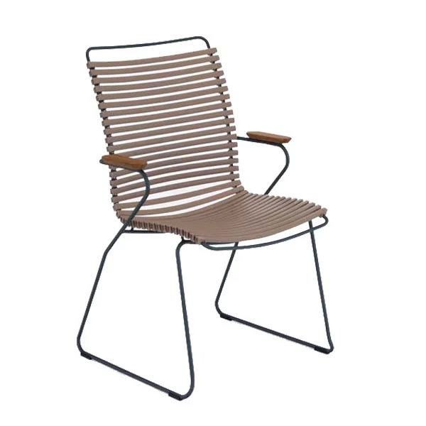 Houe-collectie CLICK armchair tall tuinstoel sand