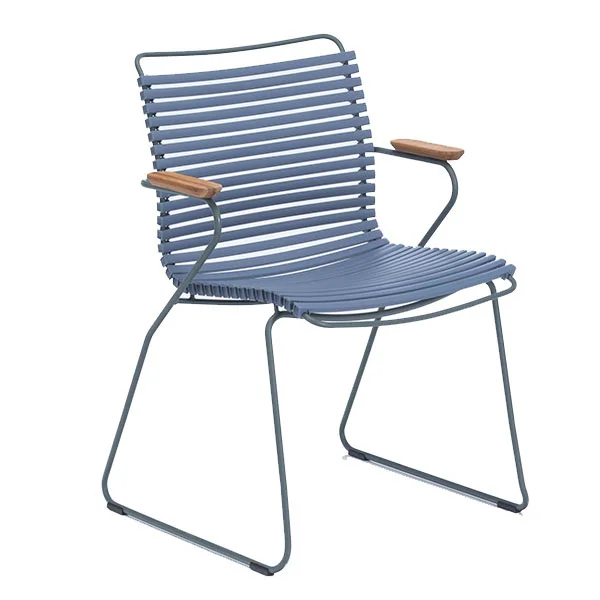 Houe-collectie CLICK armchair tuinstoel pigeon blue