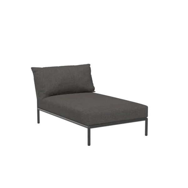 HOUE LEVEL 2 Chaise Longue - Basic - donkergrijs